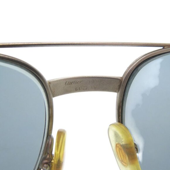 Cartier Santos Sunglasses Metal Silver 0236 main image 8